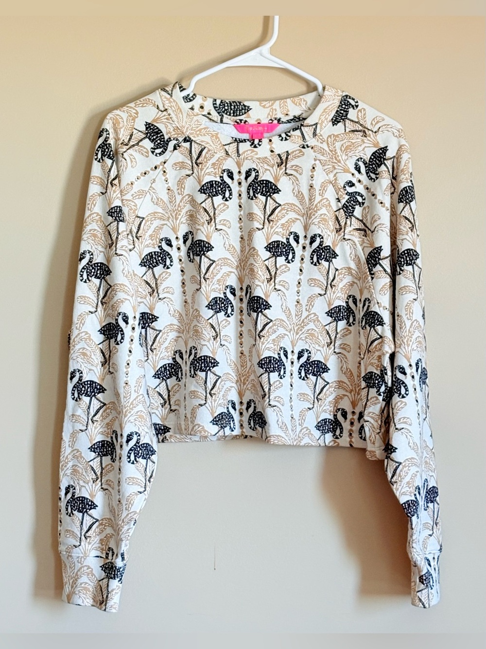 Lilly Pulitzer Zelek Cotton Pullover in "Deeper Coconut Lil Stir It Up" - Picture 2 of 3